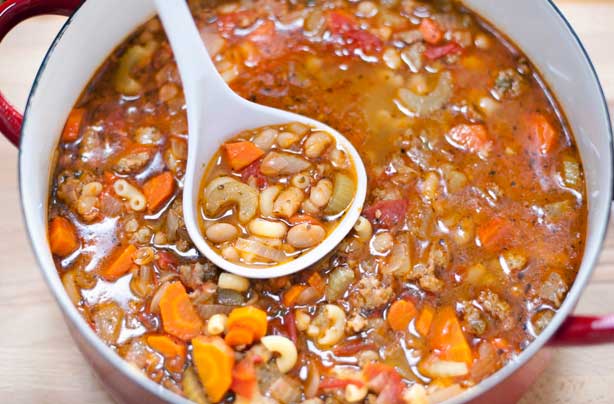 Chorizo and butterbean stew Chorizo and butterbean stew