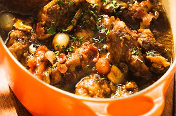Duck, bacon and onion casserole recipe