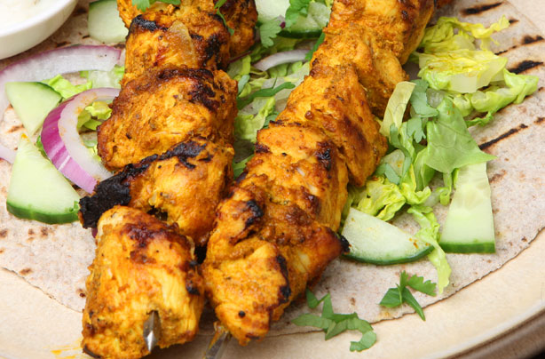 Pork kebabs tandoori style recipe