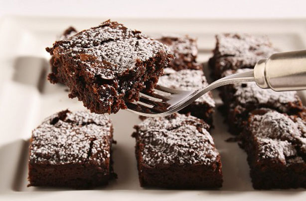 Chocolate and cranberry brownies