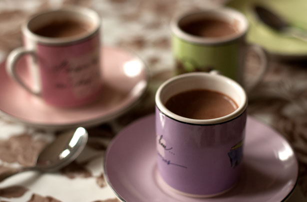 Spiced chocolate pots