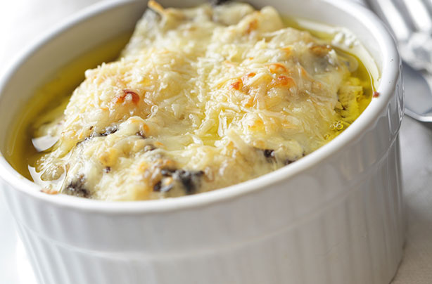 Gouda Garlic Mushrooms