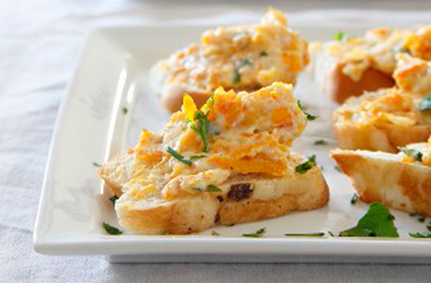 salmon toasts