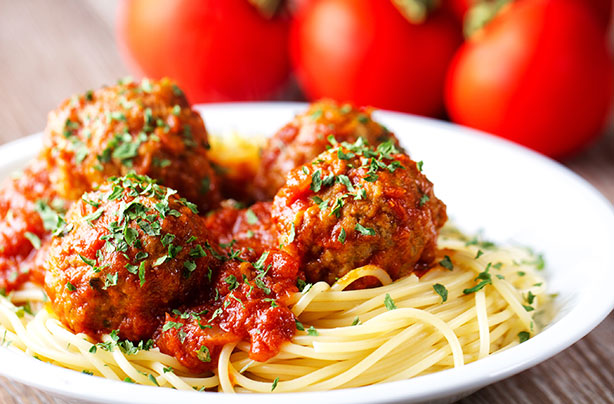 Tomato Pasta Meatballs