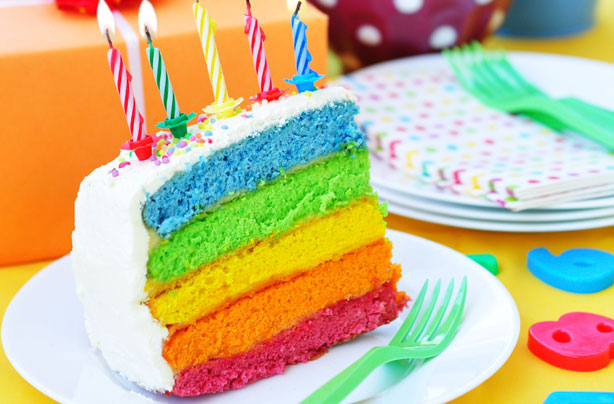 Rainbow cake recipe
