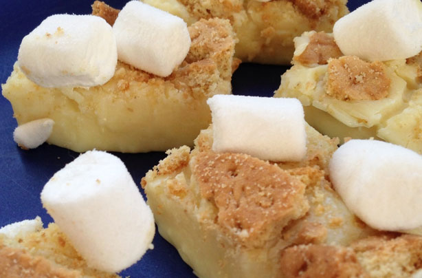 White chocolate rocky road