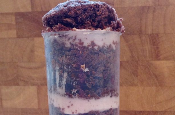 Brownie push pops