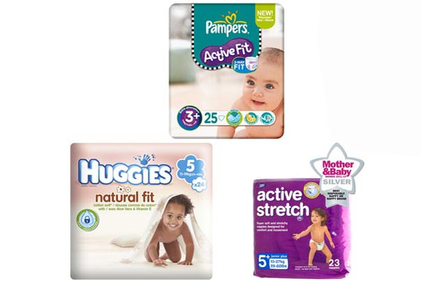 Active fit nappies