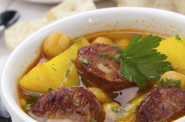 Chorizo chickpea soup Chorizo chickpea soup