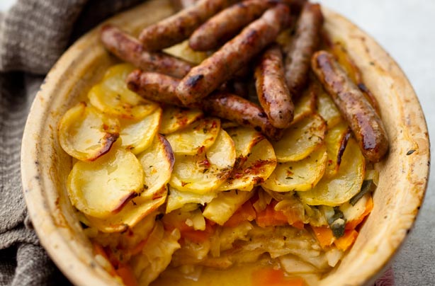 root vegetable layer bake root vegetable layer bake