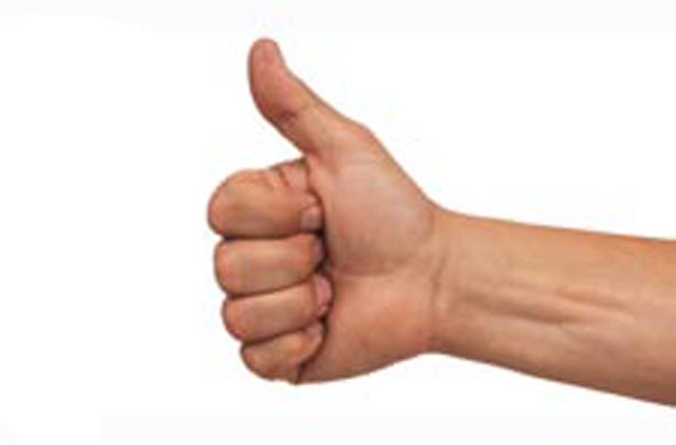 Thumbs up Thumbs up