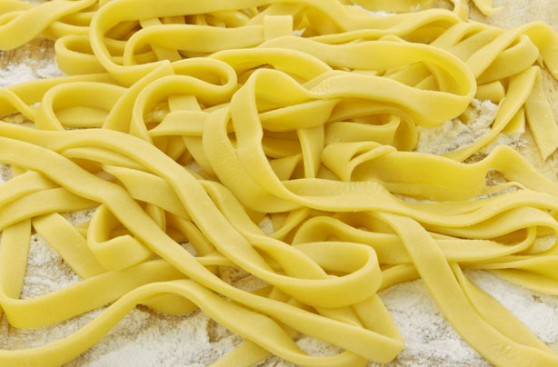 Homemade tagliatelle Homemade tagliatelle