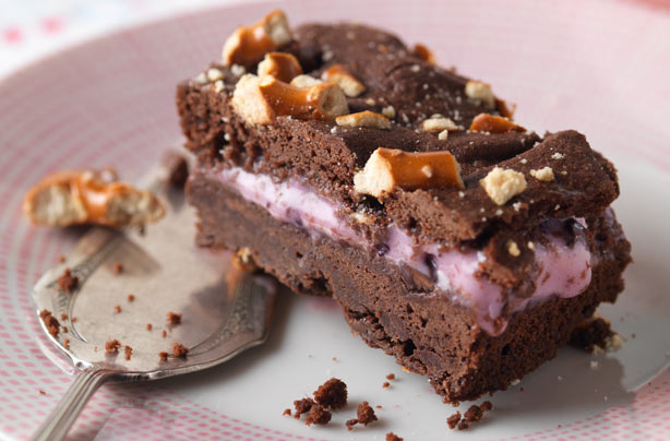 Black Forest ice-cream brownies Black Forest ice-cream brownies