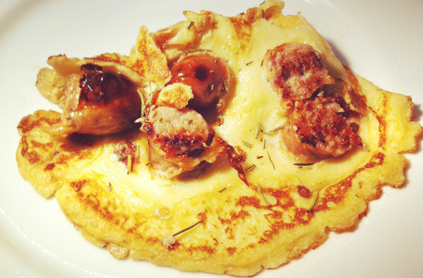 Toad in the hole pancakes Toad in the hole pancakes