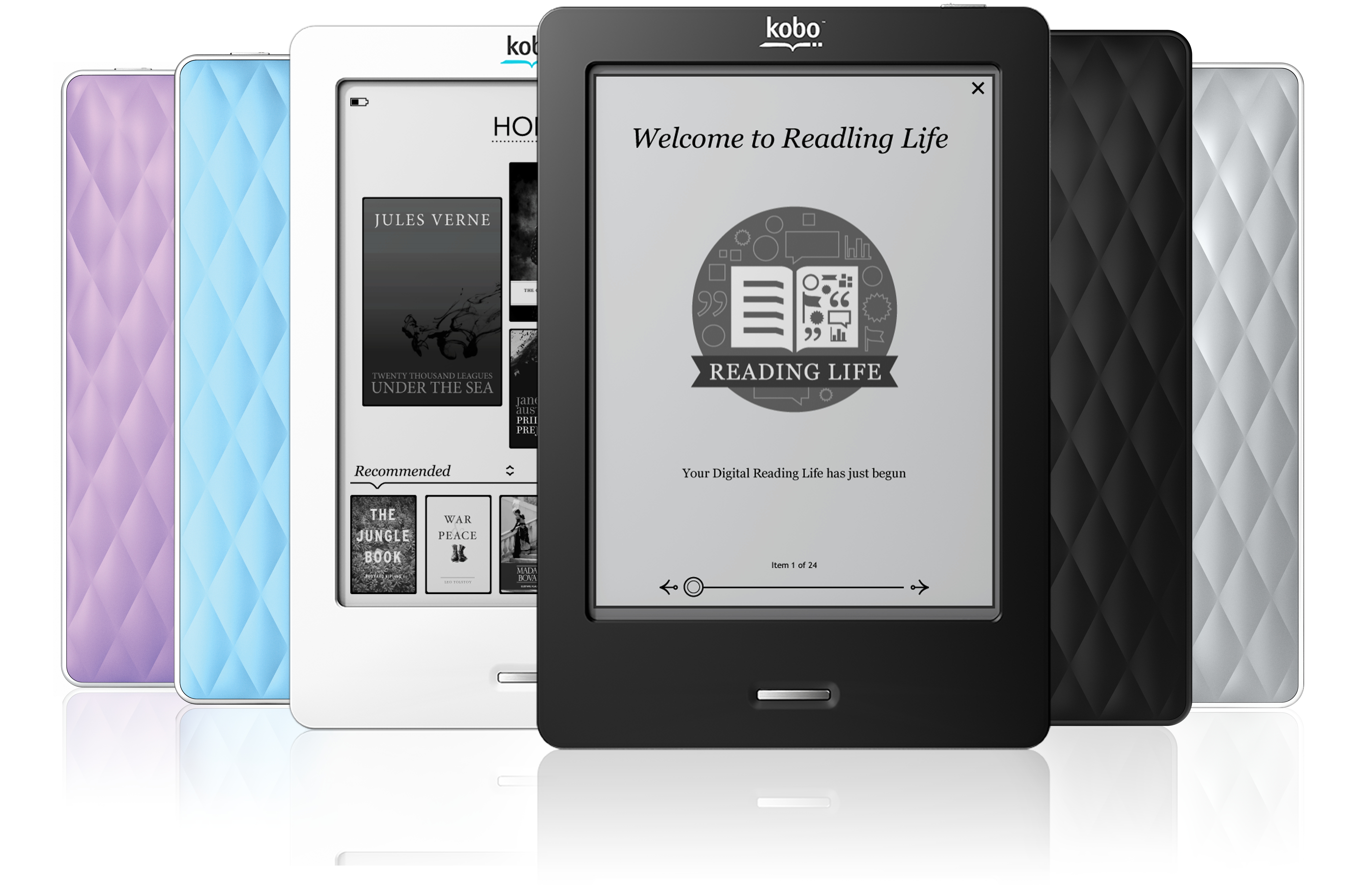 Kobo Touch All Colours Fanned Final