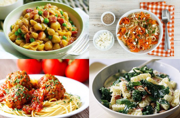 Top pasta recipes for February 2013 