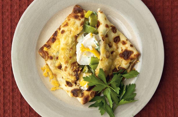 Smoky fish pancake parcels Smoky fish pancake parcels