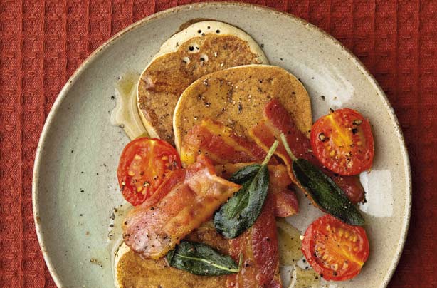 Buckwheat and buttermilk pancakes