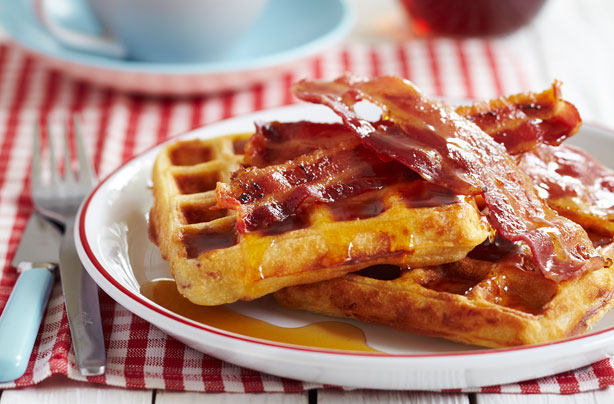 Bacon waffles Bacon waffles