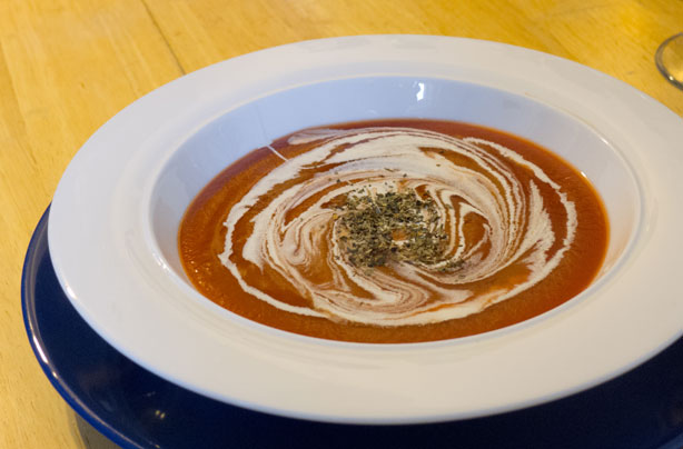 Herby tomato soup
