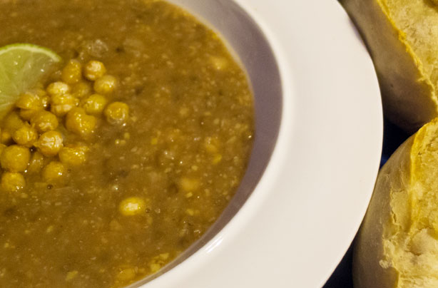 Lentil and chickpea soup with lime Lentil and chickpea soup with lime