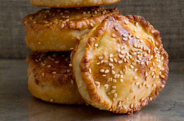 Hand-raised sesame pork pies Hand-raised sesame pork pies