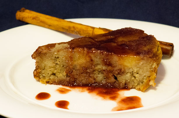 Spiced pear and vanilla sponge