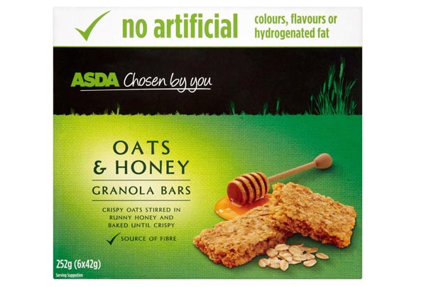 asda healthy snack bars