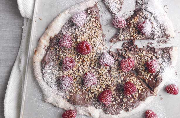 chocolate pizza