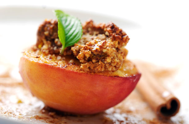Coconut almond nectarines