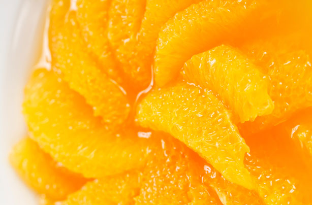 Oranges in caramel