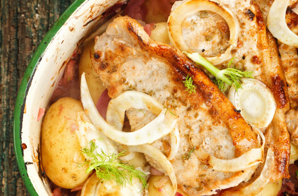 Somerset pork and fennel oven roast