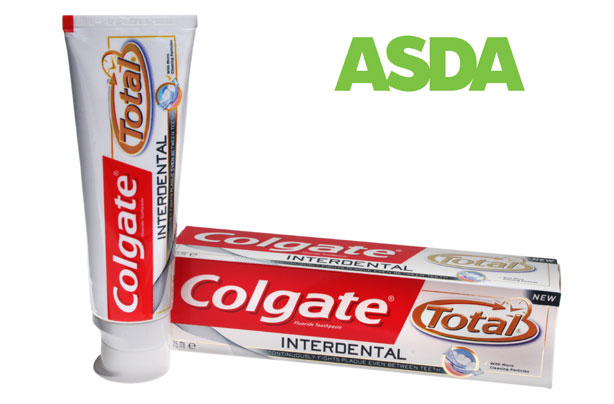 Win! £250 ASDA vouchers with Colgate Total Interdental Toothpaste