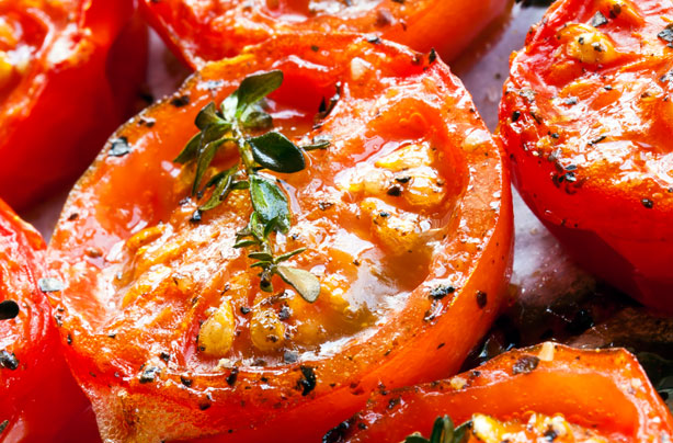 Herby roast tomatoes