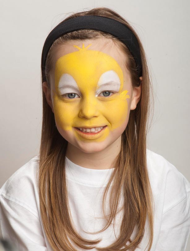 Chicken face paint Chicken face paint