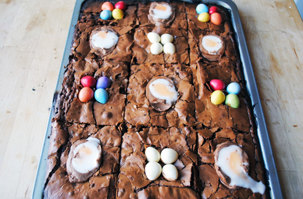 Easter egg brownies | Easter egg recipes