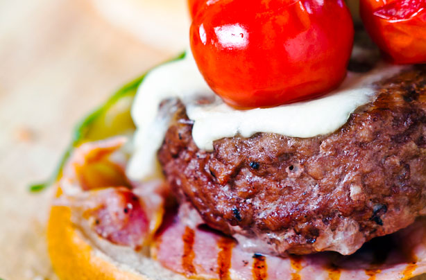 Homemade Italian burgers