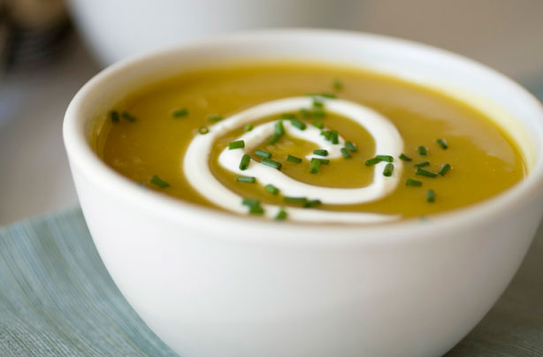 Roasted butternut squash soup