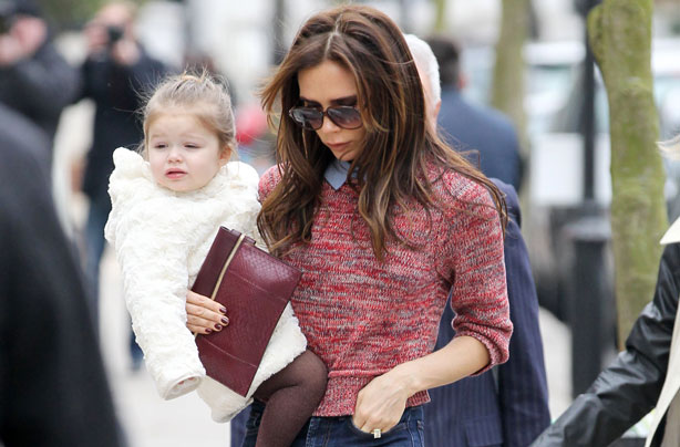 Victoria and Harper Beckham Victoria and Harper Beckham