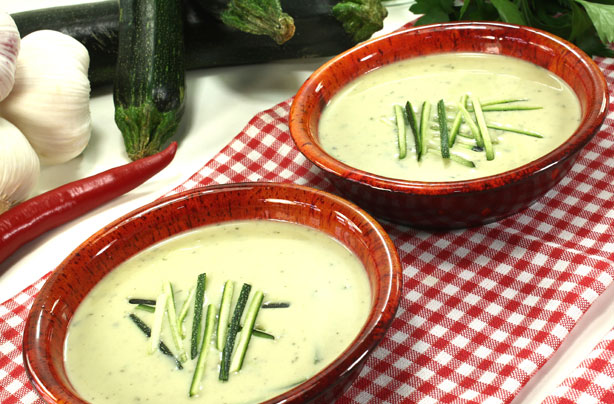 Cream of courgette soup Cream of courgette soup
