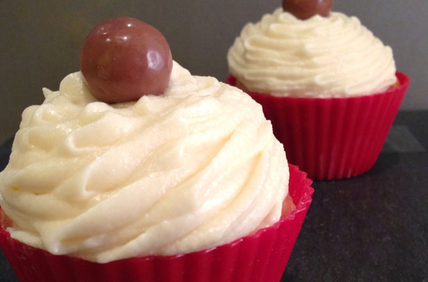 Malt cupcakes