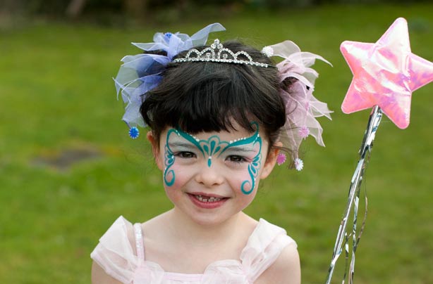 Butterfly face painting