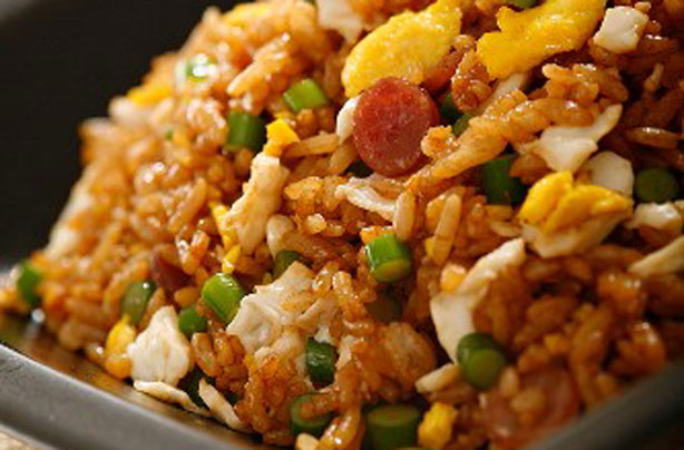 Sausage fried rice Sausage fried rice