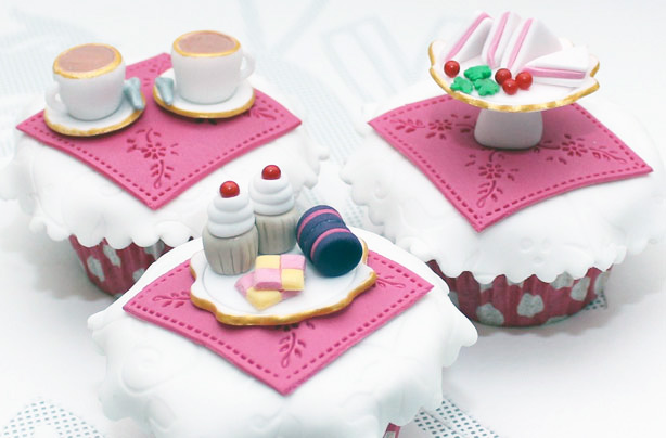 Tea party cupcakes