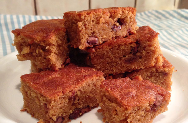 Toffee and milk chocolate brownies