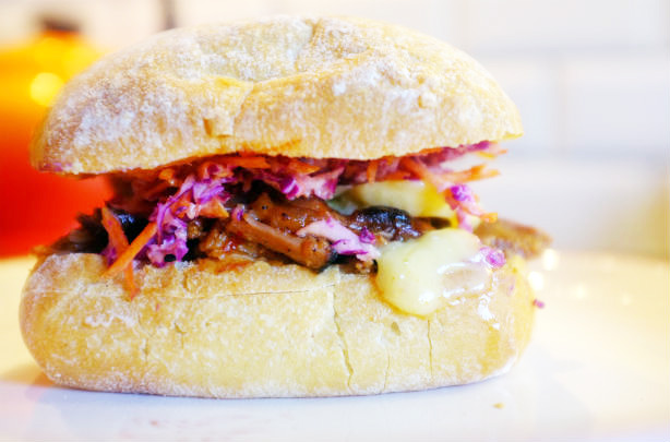 BBQ beef brisket sandwich BBQ beef brisket sandwich