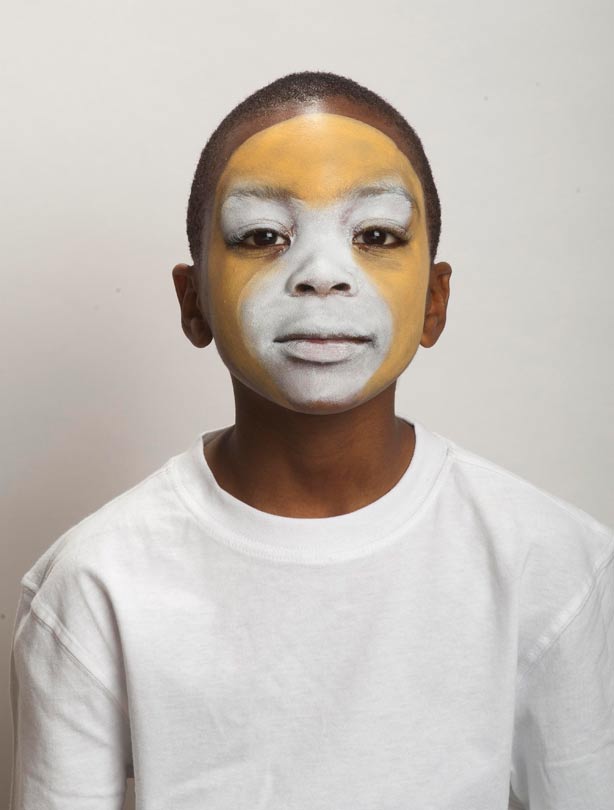 Leopard face paint Leopard face paint
