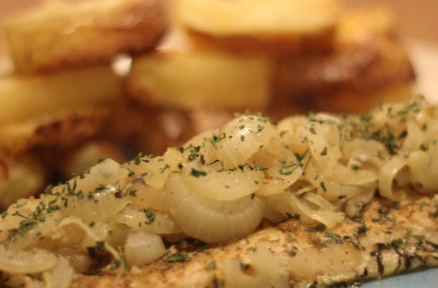 Masala fish and chips