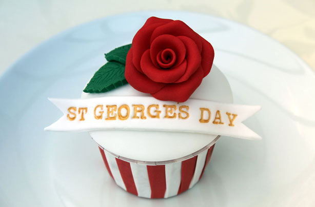 St George?s Day cupcakes