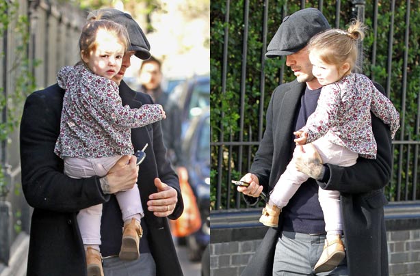 David and Harper Beckham David and Harper Beckham